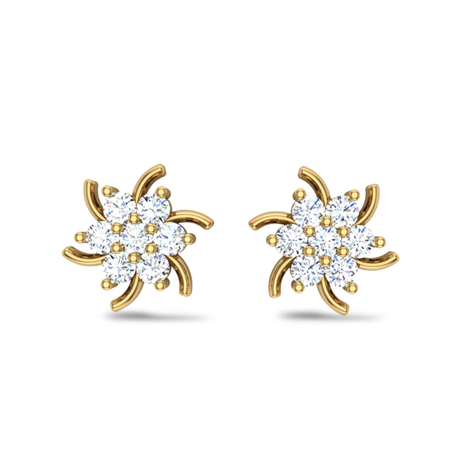 Gold earrings sales online shopping